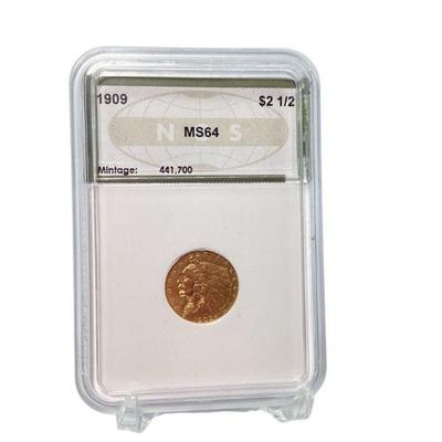 Tn175 1909 gold coin