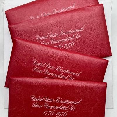 (4) Sets of United States Bicentennial Uncirculated Silver Coins