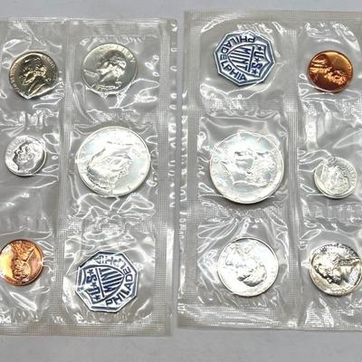 (2) Sets of 1964 United States Mint Silver Proof Coins ft. JFK