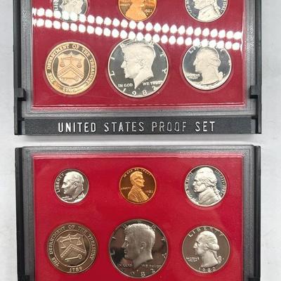 (2) 1982 United States Proof Sets