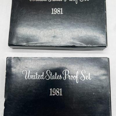 (2) 1981 United States Proof Sets