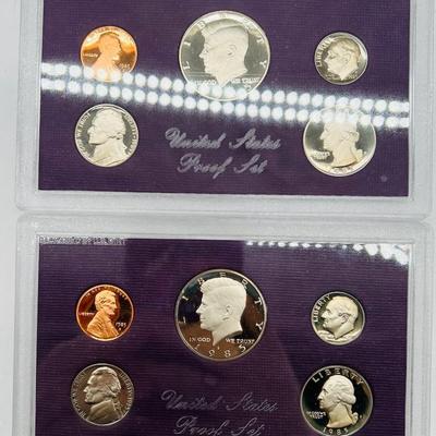(2) 1985 United States Proof Sets