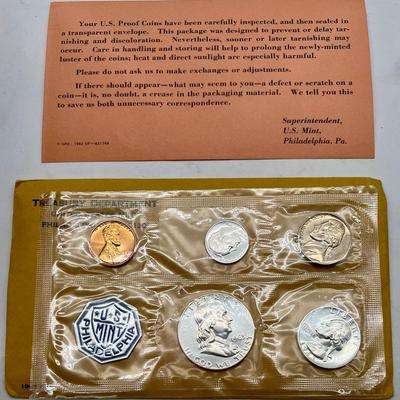 1963 United States Mint Silver Proof Coins