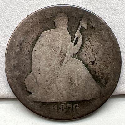 1876 Seated Liberty Half Dollar