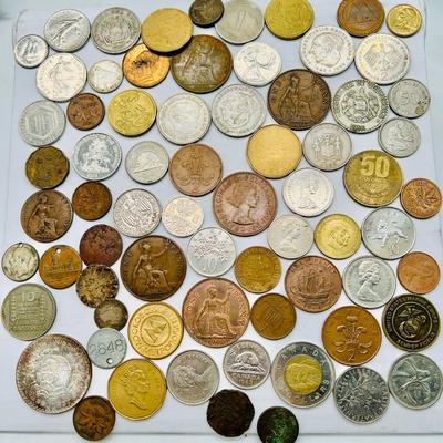 Collection of Foreign Coins #4 featuring Early 1900s