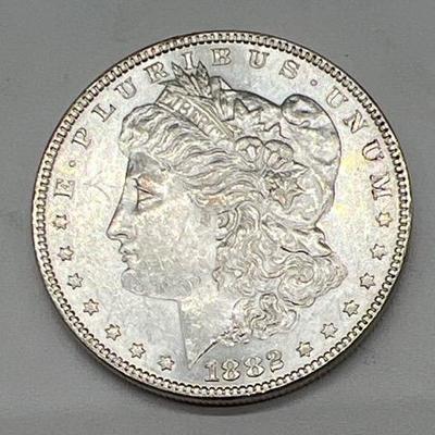 1882 Morgan Silver Dollar