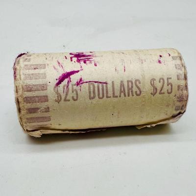 Unsearched Roll of Sacagawea Dollar Coins Postmarked 1980