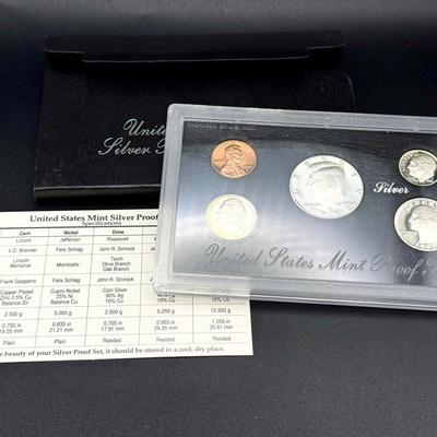 1992 United States Mint Silver Proof Set A