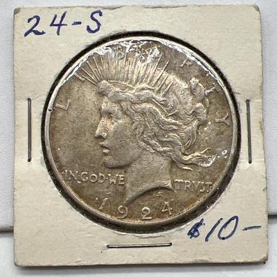 1924-S Silver Peace Dollar