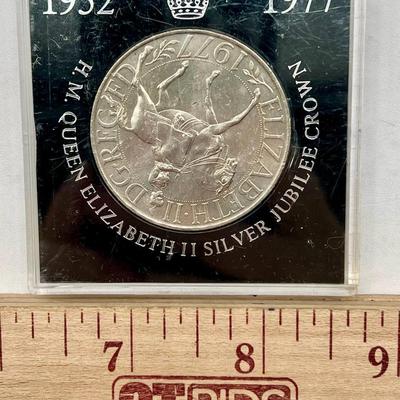 Queens Elizabeth II Silver Jubilee Crown