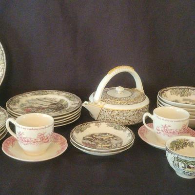 Johnson Bros Transferware And Other China 