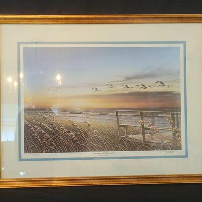 "Morning Fishermen" By Jim Booth Framed Print