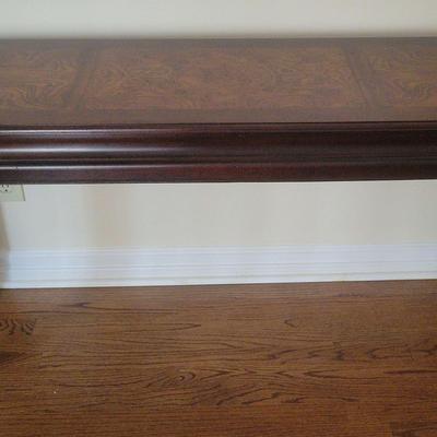 Asian Console Table With Burl Top