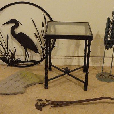 Metal Patio Decor