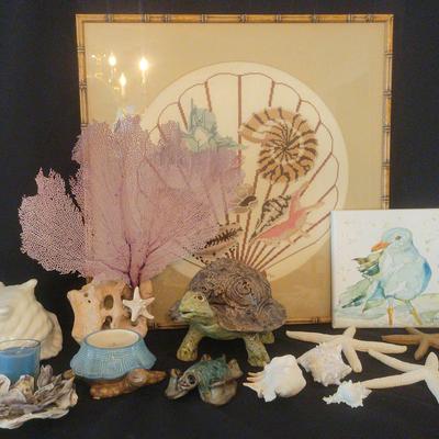 Nautical Decor Including Watercolor By M. Baughan
