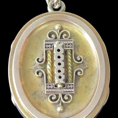 Vintage locket necklace