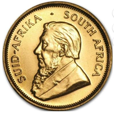 Gold African Krugerrand Coin 