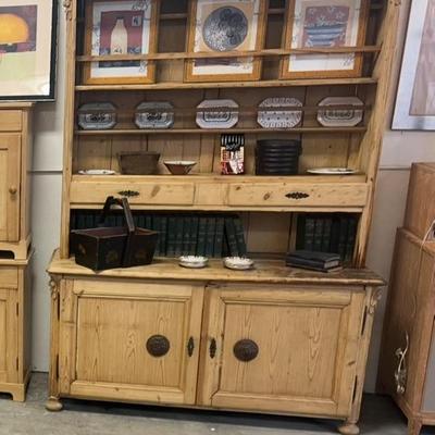 Antique pine storage