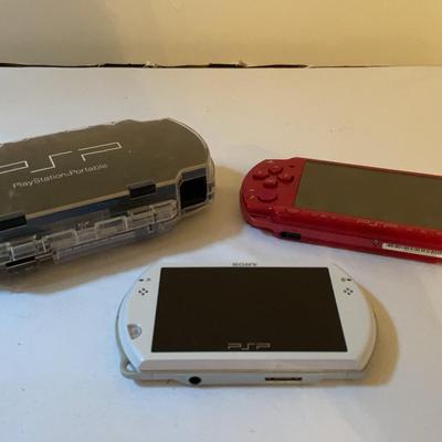 Pair of PSP's and Plastic Case