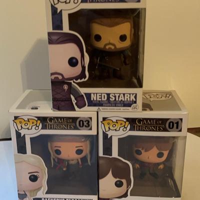Trio of Game of Thrones Funko Pops #1