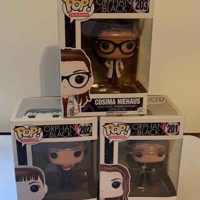 Trio of Orphan Black Funko Pops #1