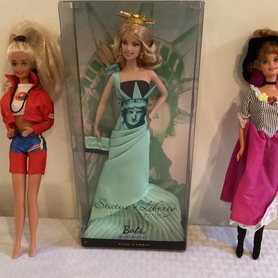 Trio Of Collectible Barbies