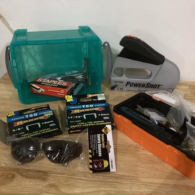 Staple Gun, Staples, And Cordless Mini Grinder