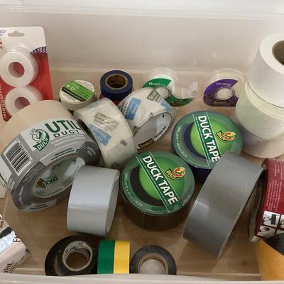 Assortment Of Duct Tape, Electrical Tape & More (26)