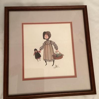 P. Buckley Moss Signed & Framed Print
