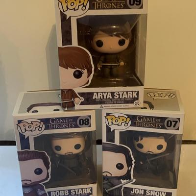 Trio of Game of Thrones Funko Pops # 3