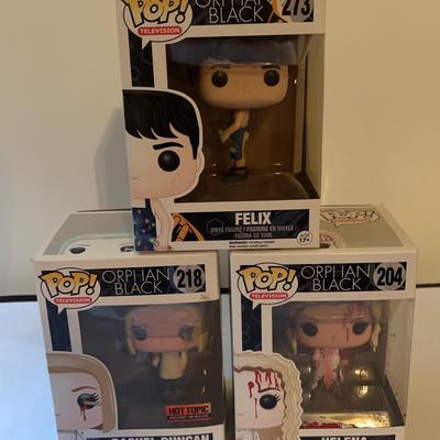 Trio of Orphan Black Funko Pops #2