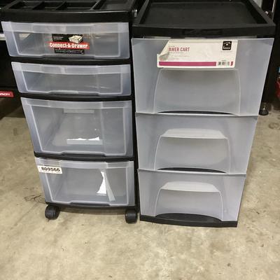 Pair Of Plastic Tool Organizers