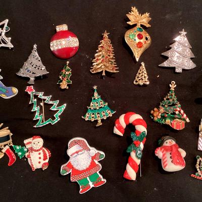 Collection Of (20) Holiday Pins