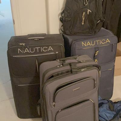 Pair of Nautica Suitcases & More