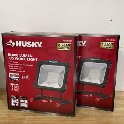 Pair of Husky 10k Lumen LED Work Light