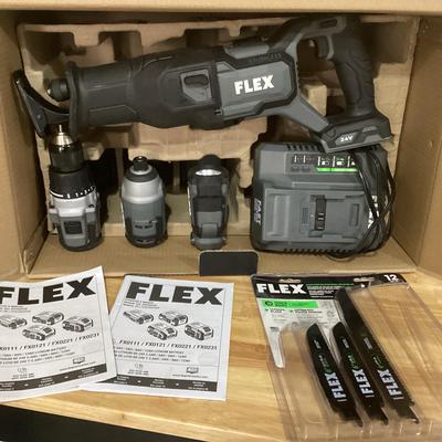 Flex 24V Brushless Drill & Saw Kit