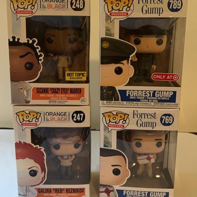 Orange is the new Black & Forrest Gump Funko Pops