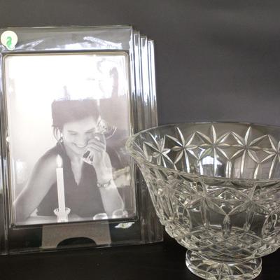 Waterford Crystal Bowl and 5 X 7 Photo Frame