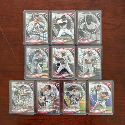 2019 Topps Update Perennial All Stars #1-50. Babe Ruth, Willie Mays, and More