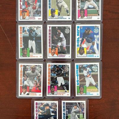 2019 Topps Update 1984 Baseball #1-50. Shohei Ohtani, Vlad Guerrero Rookies
