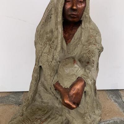Composite Figure of a Seated Woman, Made in Mexico