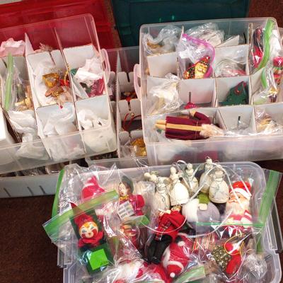 Christmas Ornament Collection + Bins