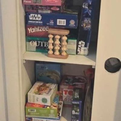 Games, Puzzles & More including Sorry, Monopoly, In Pursuit, Yahtzee, Life 