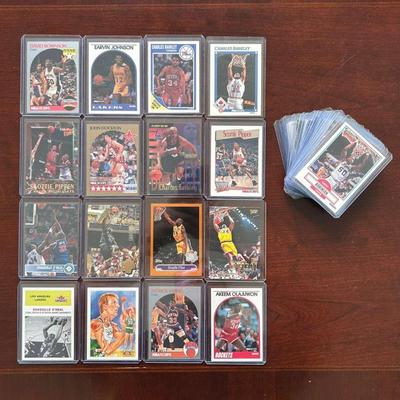 Vintage Basketball Cards with David Robinson Rookie, Larry Bird, Barkley and More