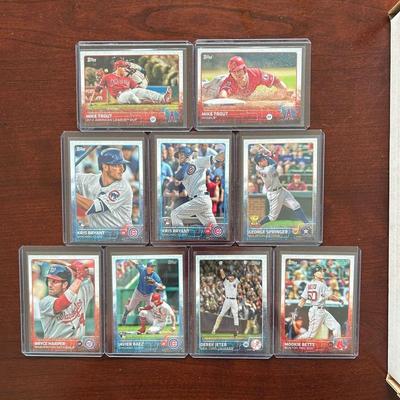 2015 Topps Complete Set 1-700 + 5 Rookie Variations. Mookie Betts Future Star, Kris Bryant Rookie