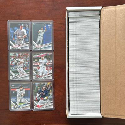 2017 Topps Complete Set 1-700 + 5 Rookie Variations. Aaron Judge Rookie