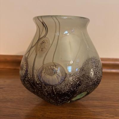 Robert Eickholt Signed 2005 Art Glass Piece