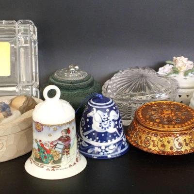 Trinket Boxes and Bells including Willow Tree