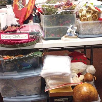 Large Assortment of Christmas  Decorations 