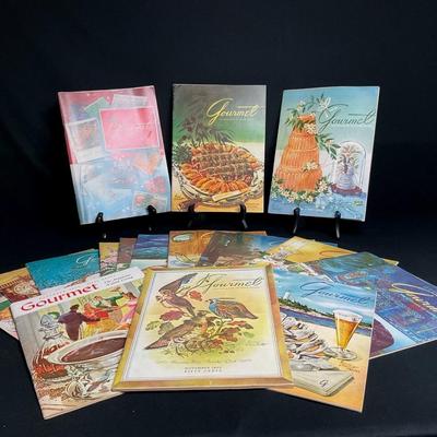 Vintage 1955-1954 Gourmet: The Magazine Of Good Living 